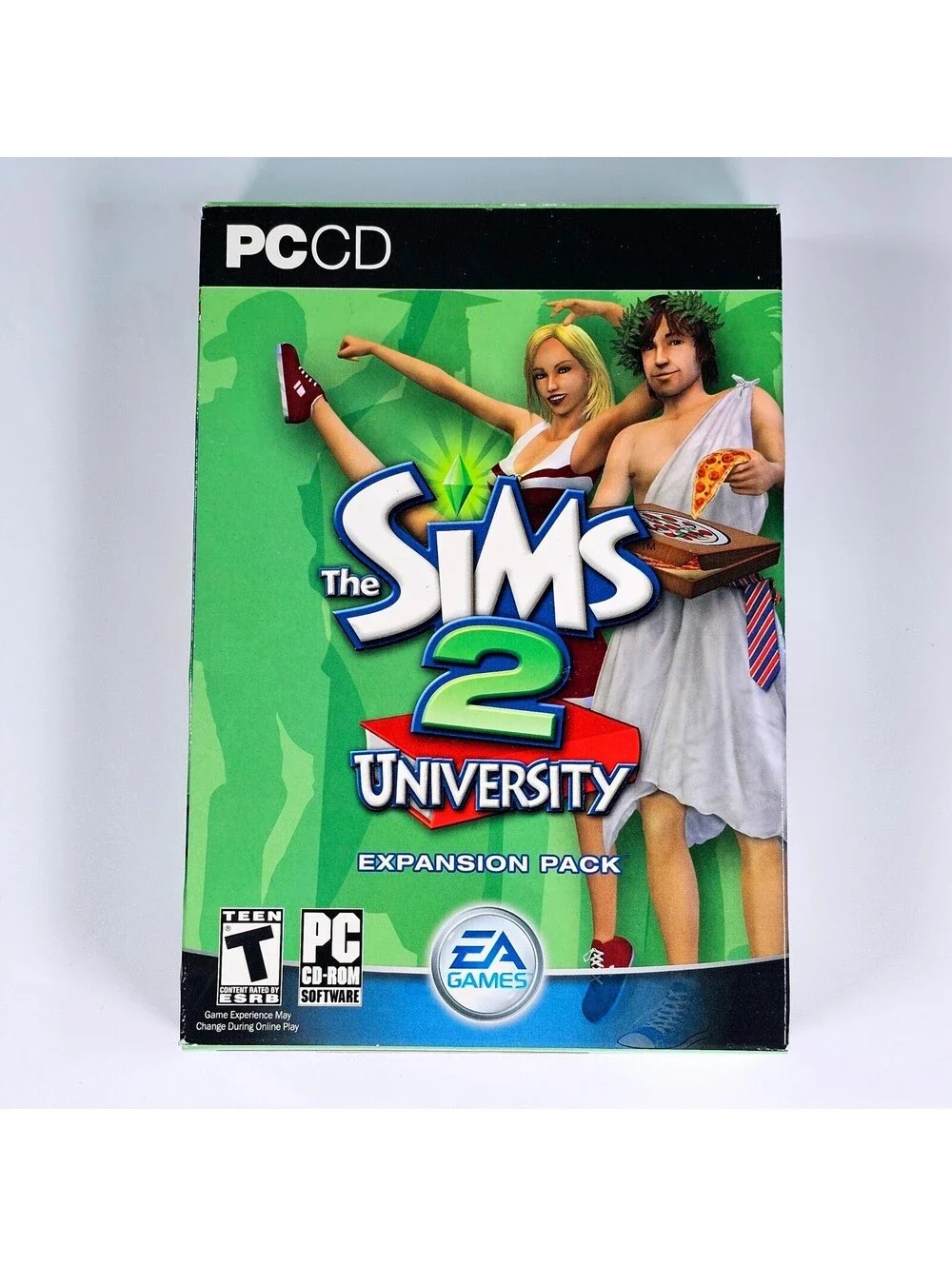 The Sims 2 University PC Big Box Expansion Pack Nightlife Disk 1 Manuals Lot